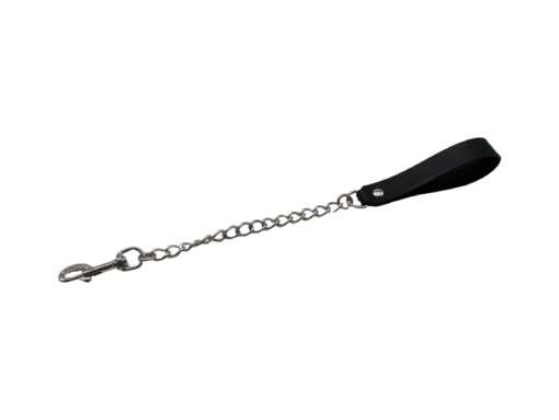 Leather & Chain Leash 18" - Image 4