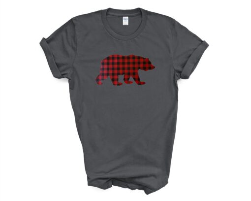 Buffalo Plaid Bear T-shirt