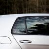 A car with the words " beards & beers are dirty rocks ".