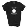 A black t-shirt with the words " let 's get skeetspeed ".